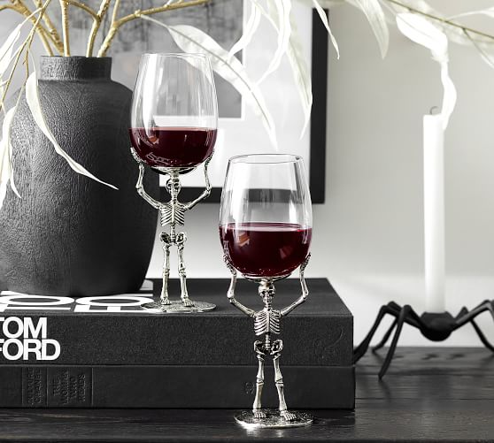 Skeleton Wine Glasses | Pottery Barn