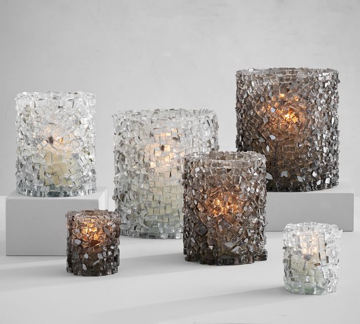 crystal candle holder