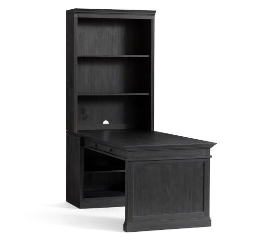 Livingston Peninsula Desk With 35 Bookcase Suite Pottery Barn