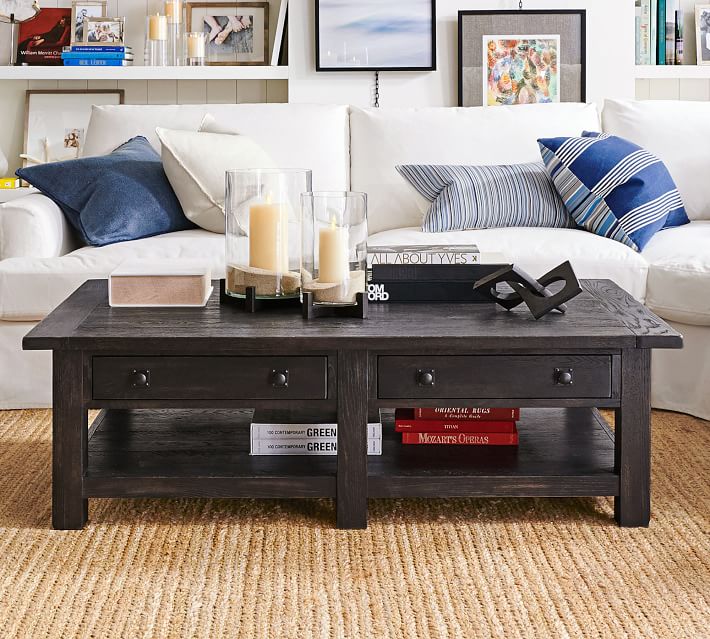 Benchwright 60 Rectangular Coffee Table Pottery Barn