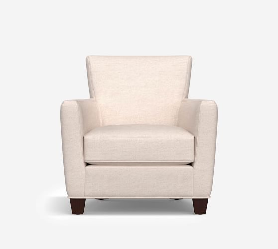 Irving Square Arm Upholstered Armchair Pottery Barn