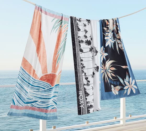 roxy beach towel