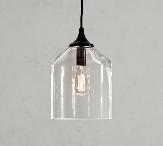 glass pendant light fixture