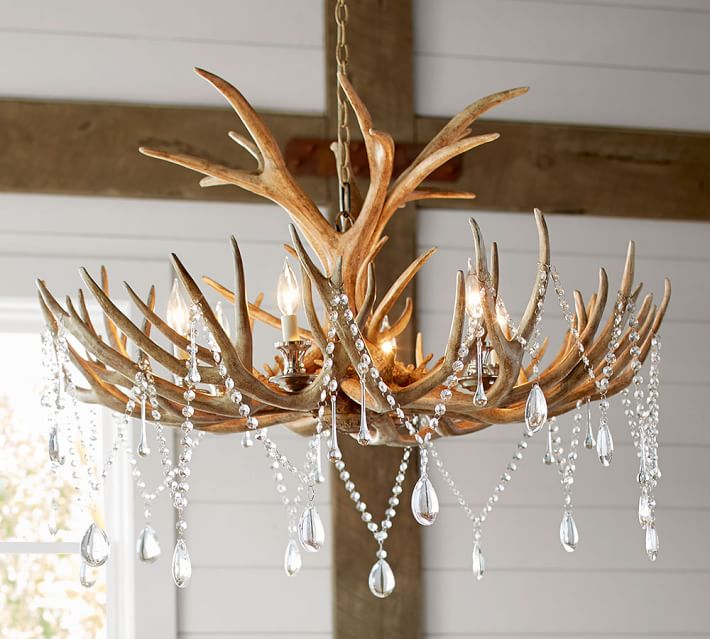 crystal garland for chandelier