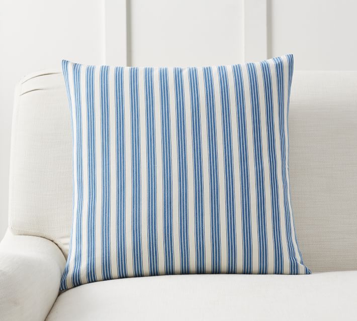 Sawyer Ticking Stripe Decorative Pillow Cover Pottery Barn