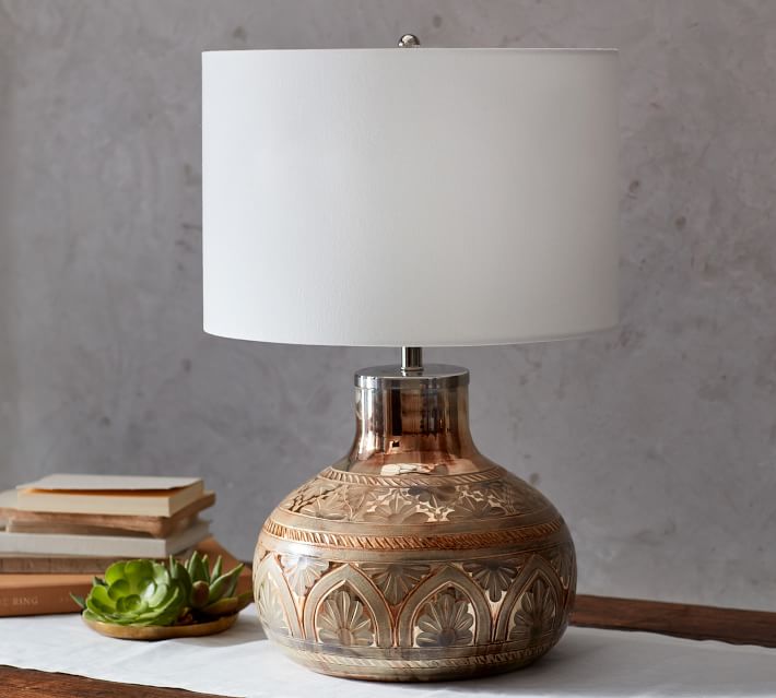 Cora Mercury Table Lamp | Pottery Barn