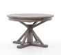 Hart Round Reclaimed Wood Pedestal Extending Dining Table ...