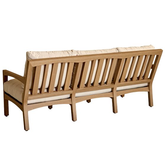 Tropez Faux Teak Outdoor Sofa Pottery Barn - Synthetic Teak Patio Furniture Tropez Faux Teak Outdoor Sofa Pottery Barn - Synthetic Teak Patio Furniture