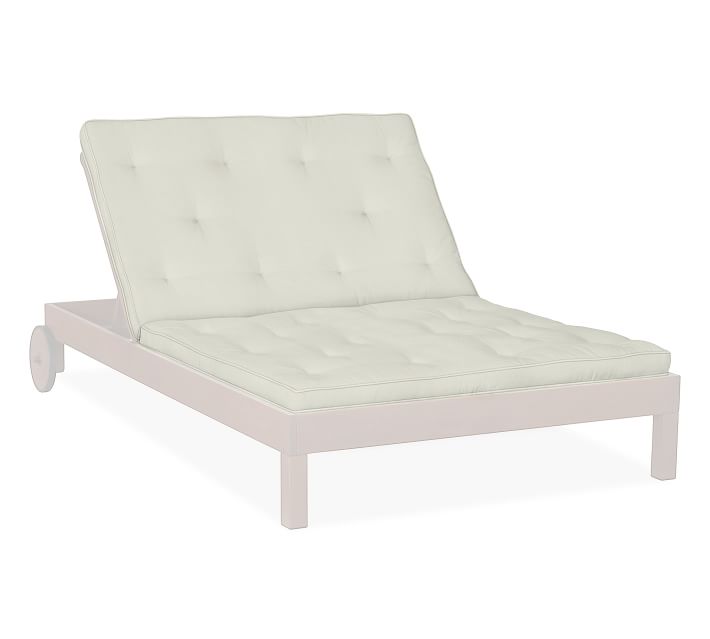 universal double chaise tufted cushion