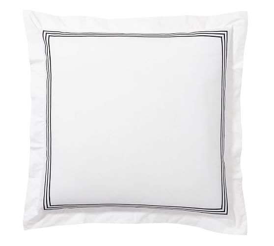 Grand Organic Pillow Sham | Pottery Barn