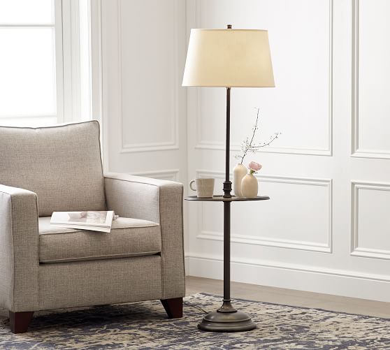 floor lamp with tray table