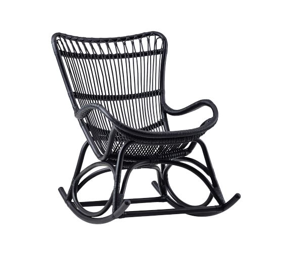 Monet Rattan Rocking Chair Pottery Barn