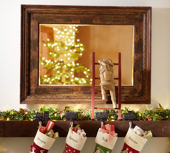 train stocking holder set of 5