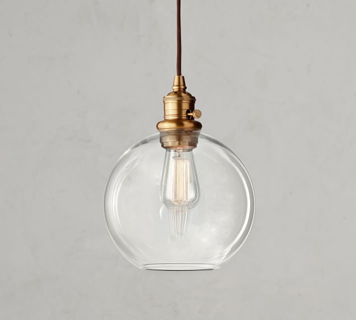 Pb Classic Cord Pendant Light Glass Globe Pottery Barn - Custom Pendant Lamps Pb Classic Cord Pendant Light Glass Globe Pottery Barn - Custom Pendant Lamps