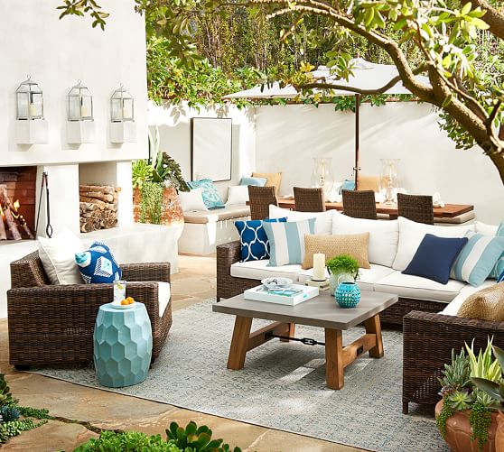 pottery barn patio pillows