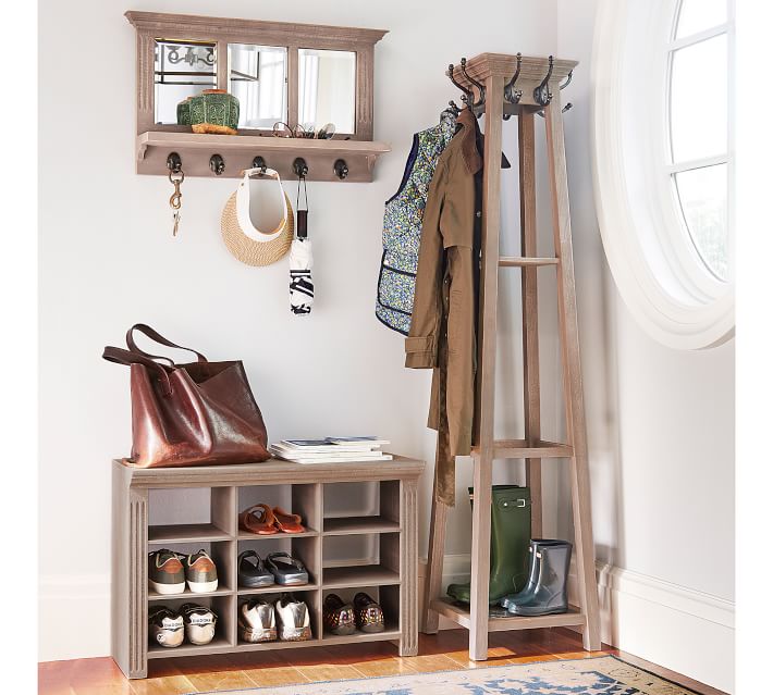 entryway clothes rack