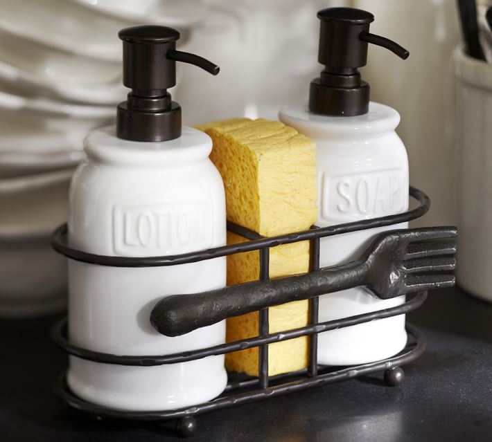 kitchen soap dispenser set