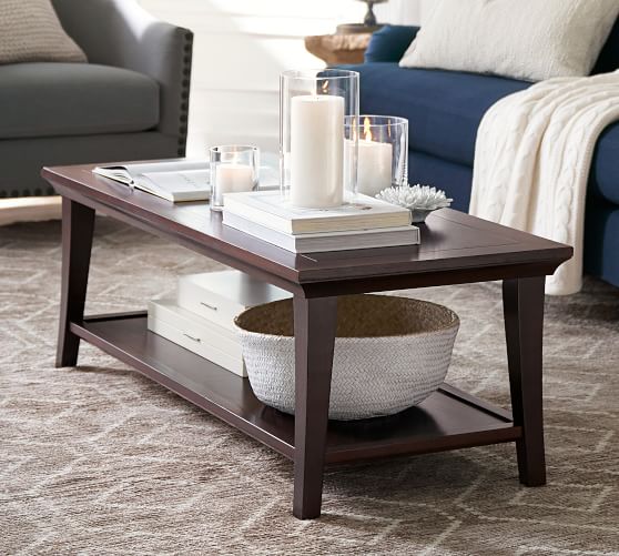 Metropolitan 52 5 Rectangular Coffee Table Pottery Barn