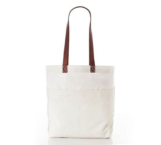 tote bag with leather straps