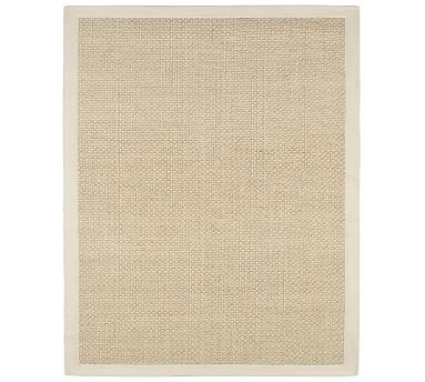 Chenille Jute Basketweave Handwoven Rug - Natural