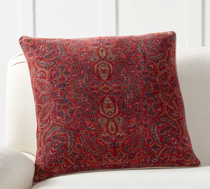 Lexi Paisley Print Pillow Cover Pottery Barn