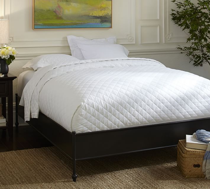 Alameda Metal Platform Bed Frame | Pottery Barn