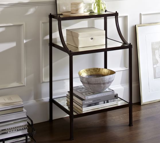 Etagere 21 Metal Nightstand Pottery Barn