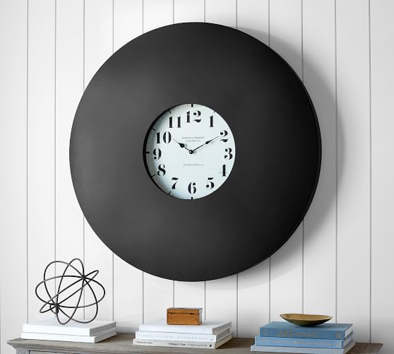 Chalkboard Wall Clock Pottery Barn