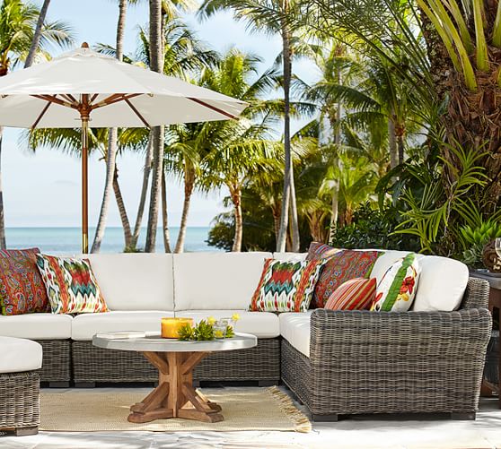 Abbott Concrete Fsc Acacia Round Coffee Table Brown Pottery Barn - Outdoor Patio Furniture Pottery Barn Abbott Concrete Fsc Acacia Round Coffee Table Brown Pottery Barn - Outdoor Patio Furniture Pottery Barn
