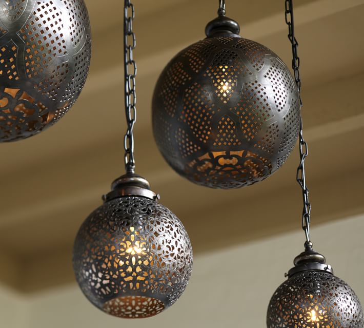 Moroccan Lantern Pendant Light, Turkish Outdoor Hanging Lamps