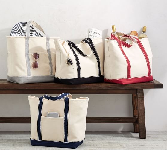 pottery barn beach tote