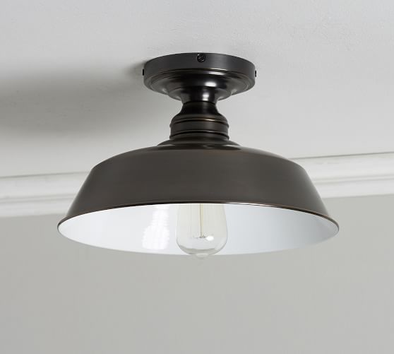 farmhouse flush mount kitchen light