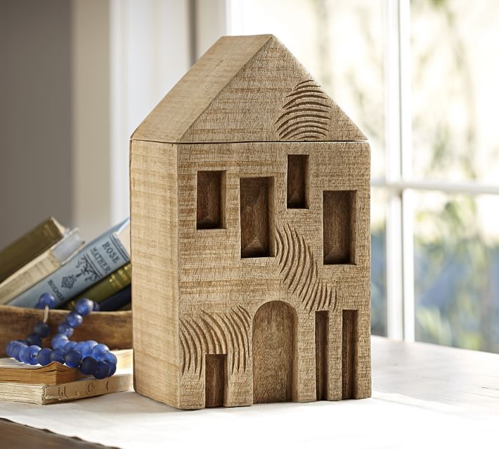 wooden house blocks