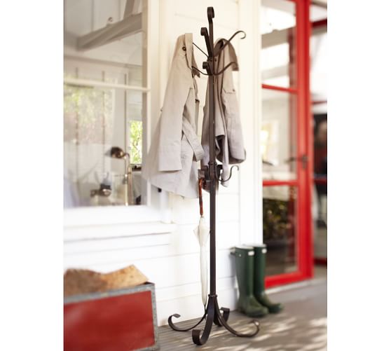 outdoor coat rack