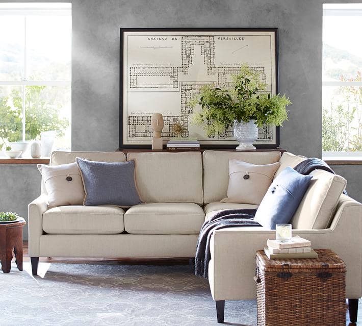 Build Your Own Beverly Upholstered Sectional Components Pottery Barn