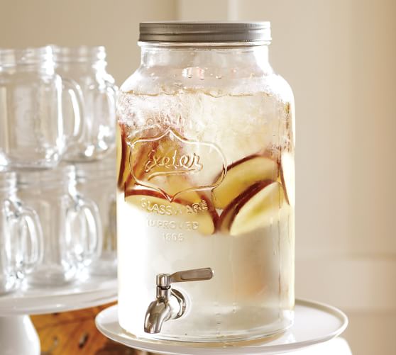 Mason Jar Glass Drink Dispenser Pottery Barn