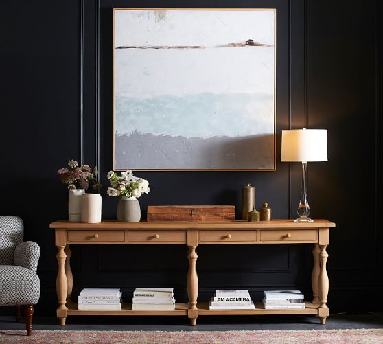 pottery barn console table