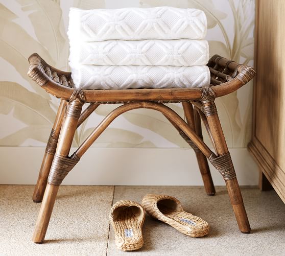 Rattan Stool Pottery Barn