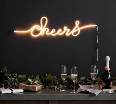 Light Up Cheers Sign