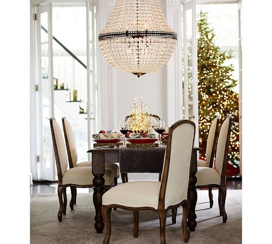 Mia Faceted Crystal Extra Large Chandelier Pottery Barn - Extra Large Dining Room Lights Mia Faceted Crystal Extra Large Chandelier Pottery Barn - Extra Large Dining Room Lights