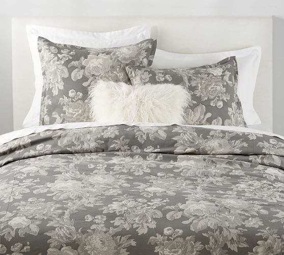 grey and beige duvet sets