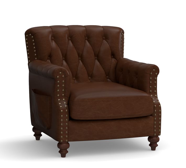 Pottery Barn Leather Chair