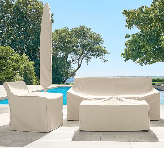 Universal Outdoor Umbrella Cover Pottery Barn