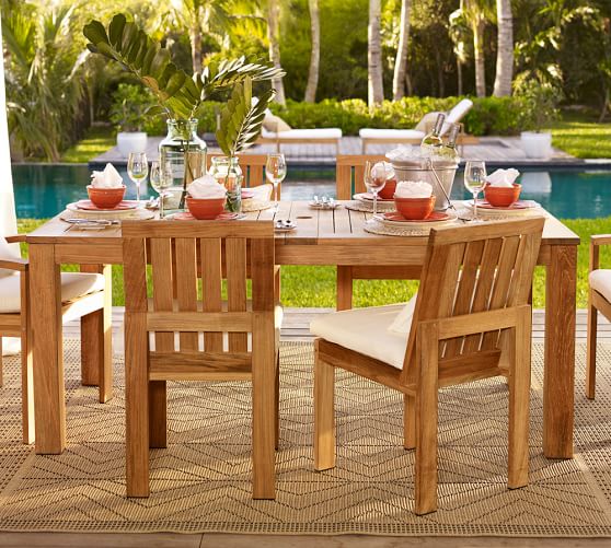 Madera Teak Rectangular Extending Dining Table Pottery Barn - Pottery Barn Teak Patio Table Madera Teak Rectangular Extending Dining Table Pottery Barn - Pottery Barn Teak Patio Table