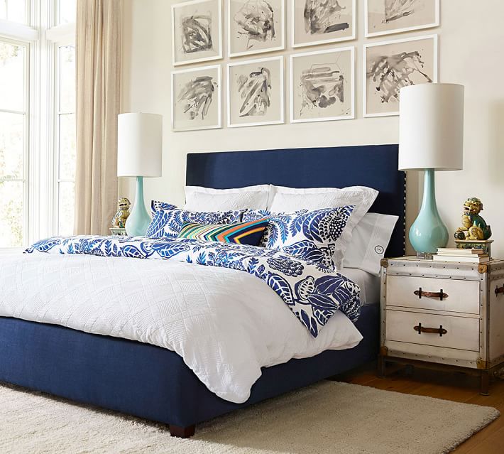 Rae Patterned Duvet Cover Sham Pottery Barn - Pottery Barn Blue White Bedding Rae Patterned Duvet Cover Sham Pottery Barn - Pottery Barn Blue White Bedding