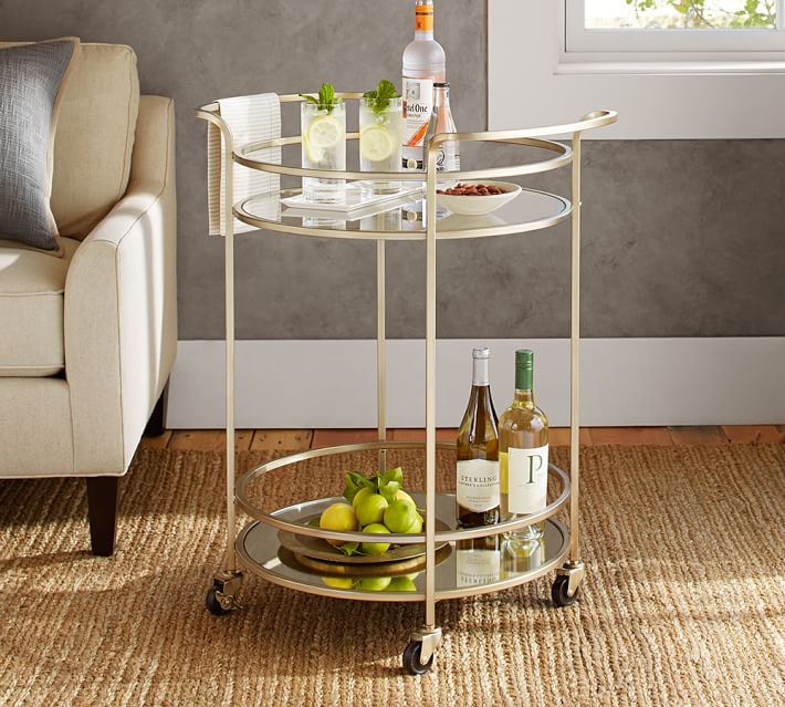 Tristan Bar Cart Bar Furniture Pottery Barn