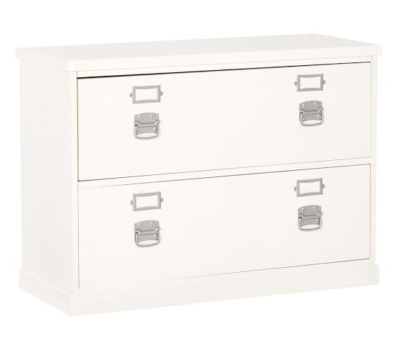 Bedford 2 Drawer Lateral Filing Cabinet Pottery Barn