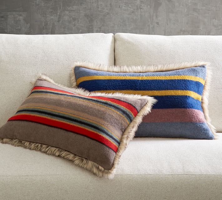 Pendleton® Yakima Stripe Lumbar Pillow 