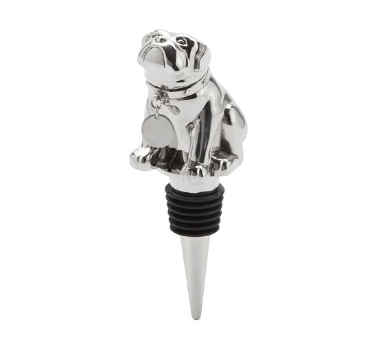 Bulldog Wine Stopper Pottery Barn