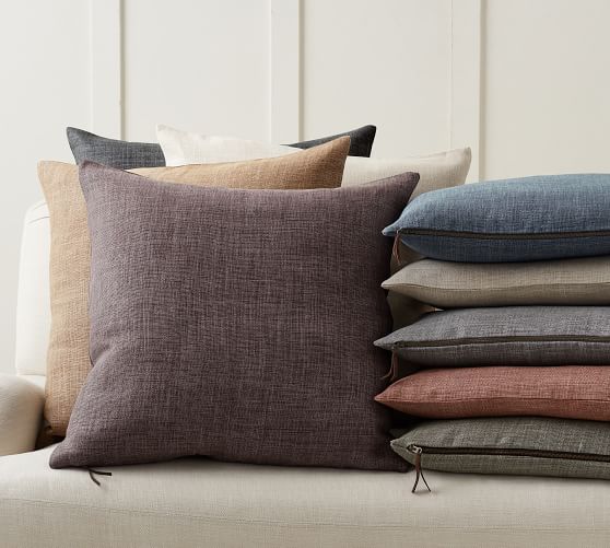 Belgian Linen Pillow Covers Made With Libeco Linen Pottery Barn